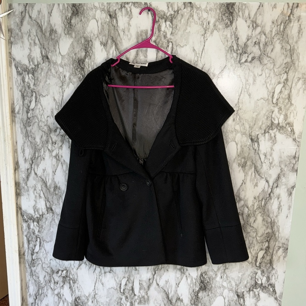 Johnathon Michael unique warm hooded jacket 80% lambs wool buttons reinforced - Picture 5 of 12